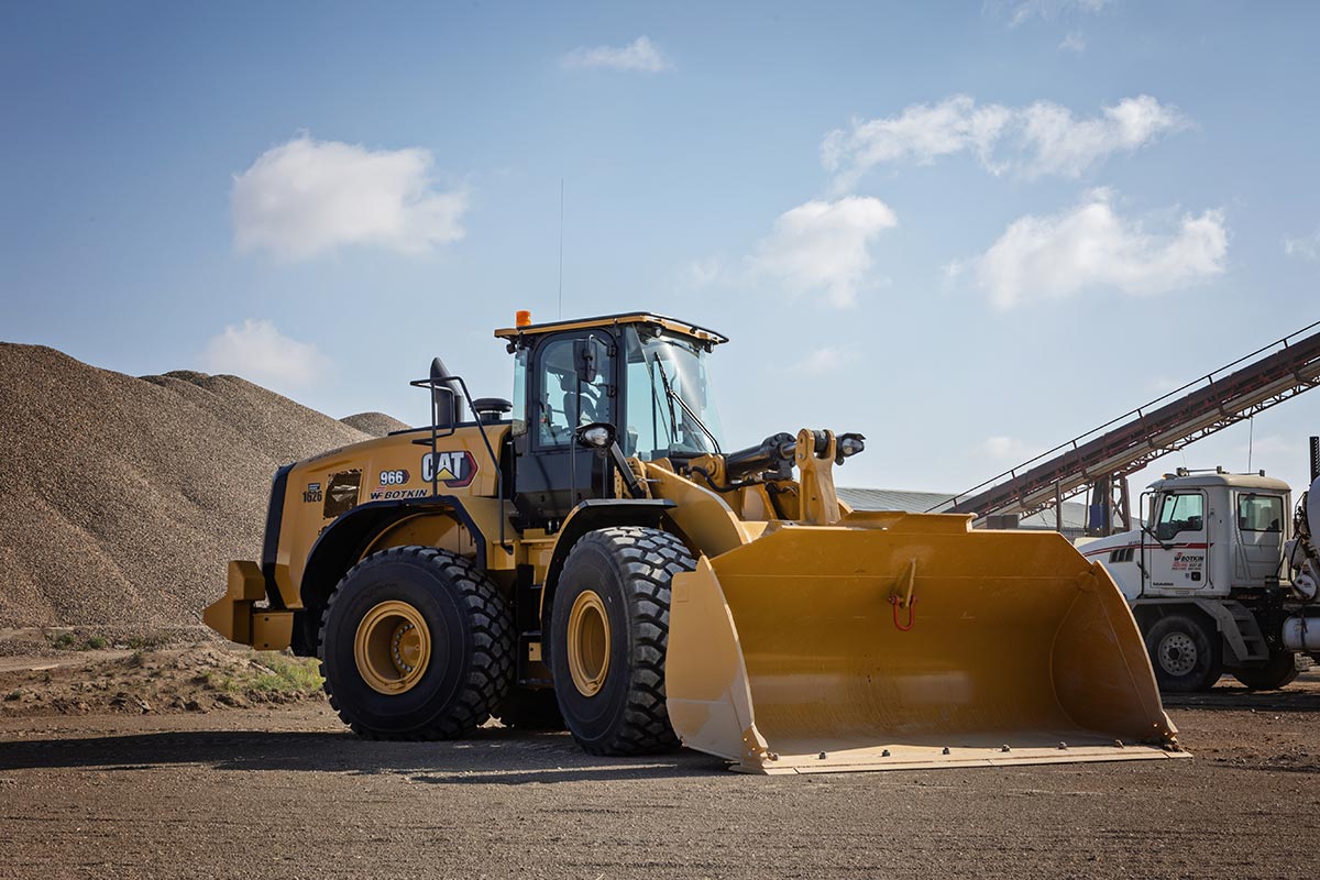 Front loader parked Front loader parked